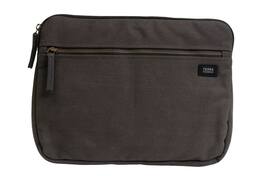 Terra Thread - Organic Cotton Laptop Sleeve 13 inches - Charcoal Grey
