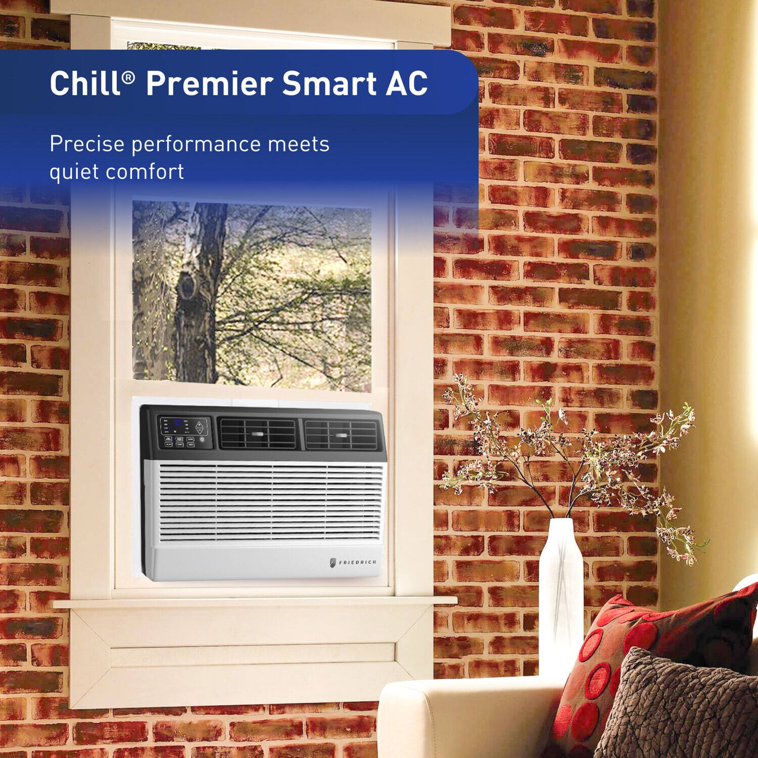 Chill® Premier Smart AC

Precise performance meets quiet comfort