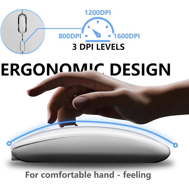 1200DPI 800DPI 1600DPI 3 DPI LEVELS ERGONOMIC DESIGN For comfortable hand - feeling