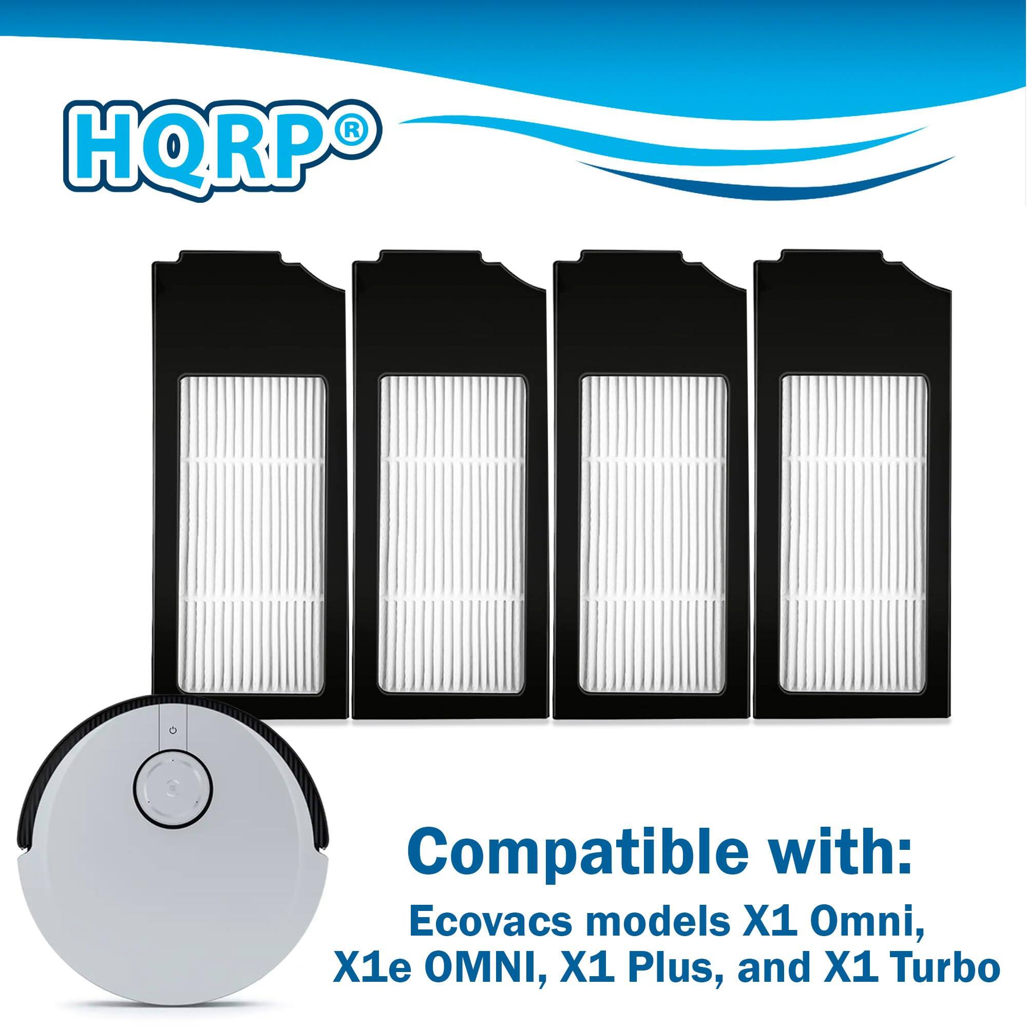 HQRP Compatible with: Ecovacs models X1 Omni, X1e OMNI, X1 Plus, and X1 Turbo
