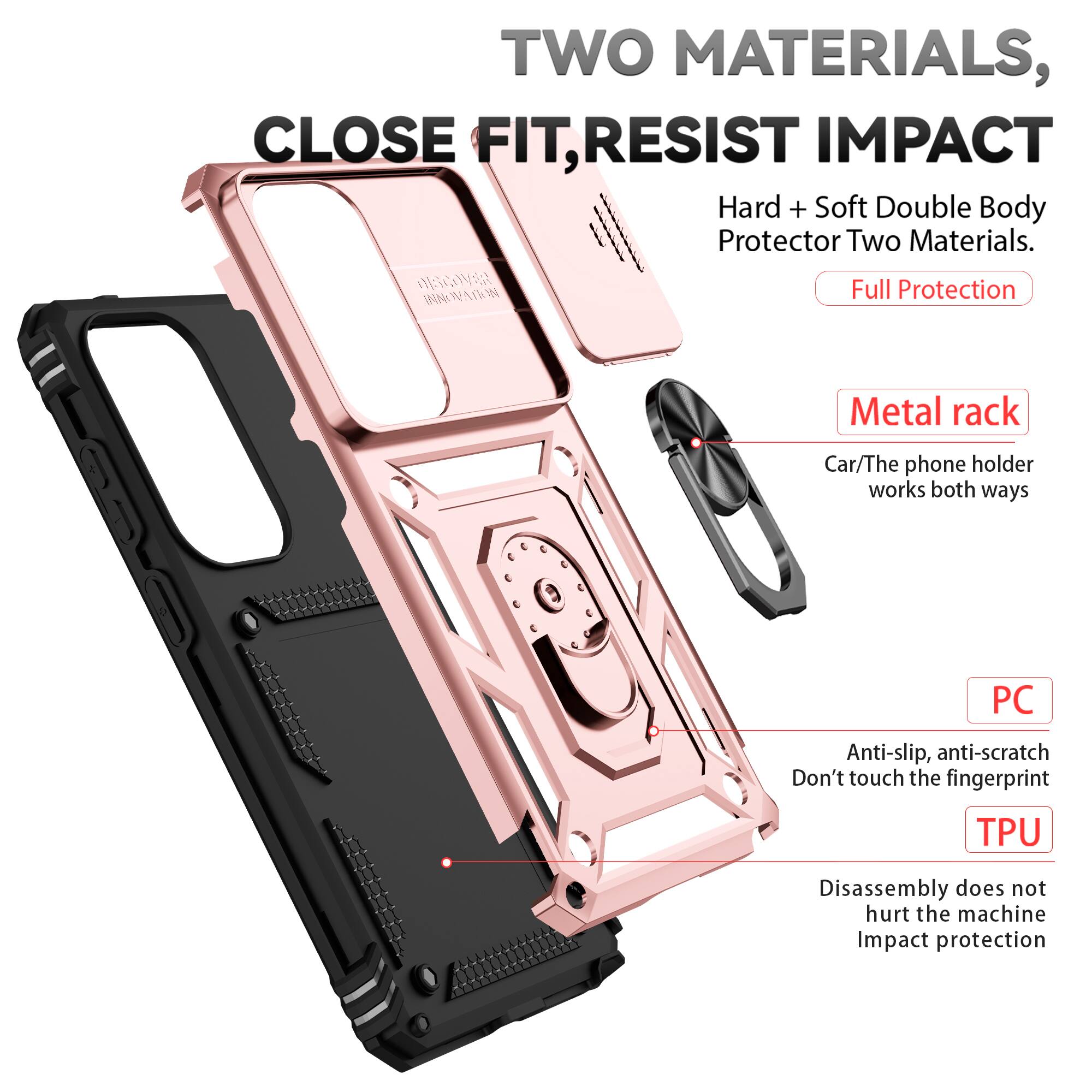 Dteck Rotatable Ring Kickstand Case for Samsung Galaxy S26 Ultra, Heavy ...