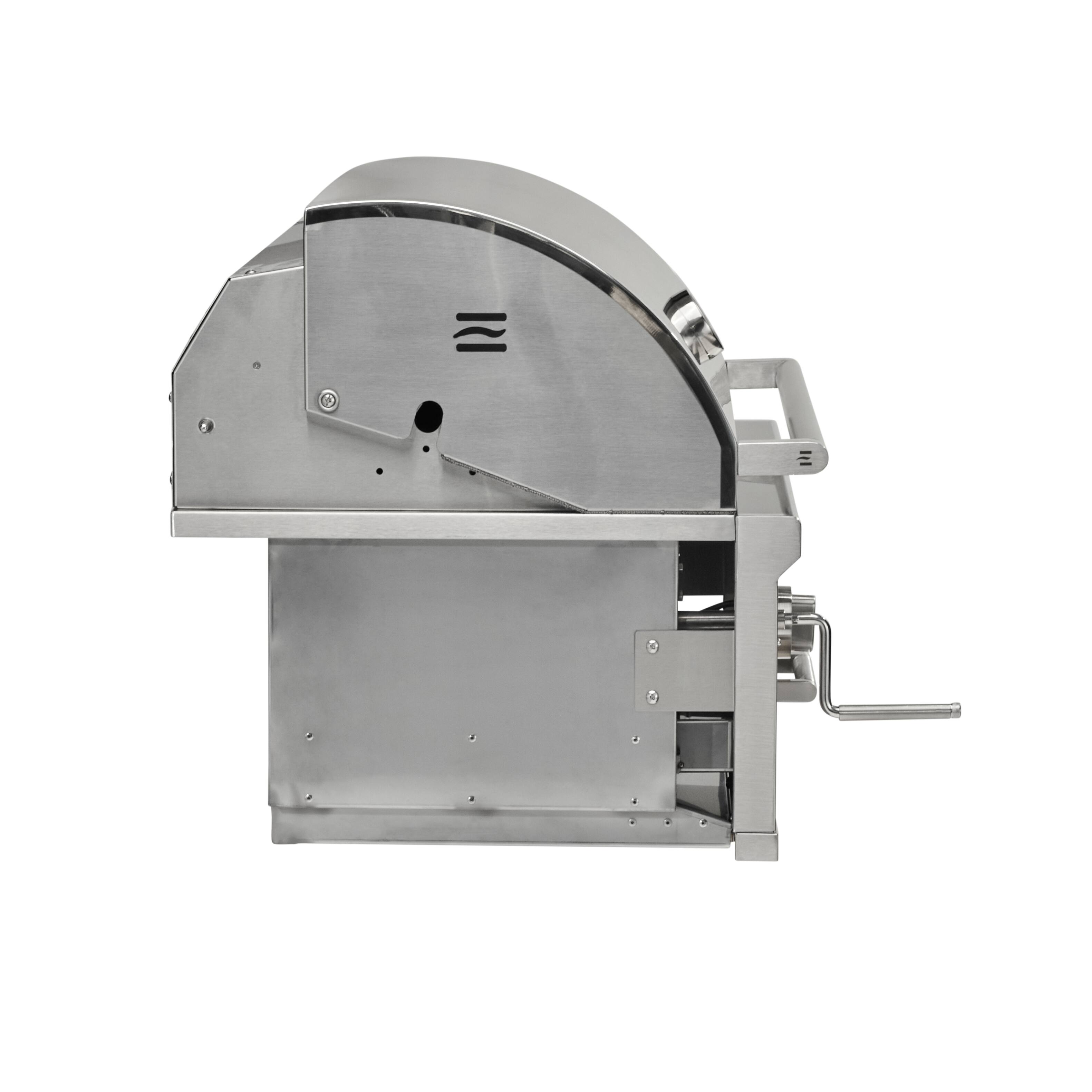 Left. Coyote Outdoor Living - Charcoal Grill - Stainless Steel.