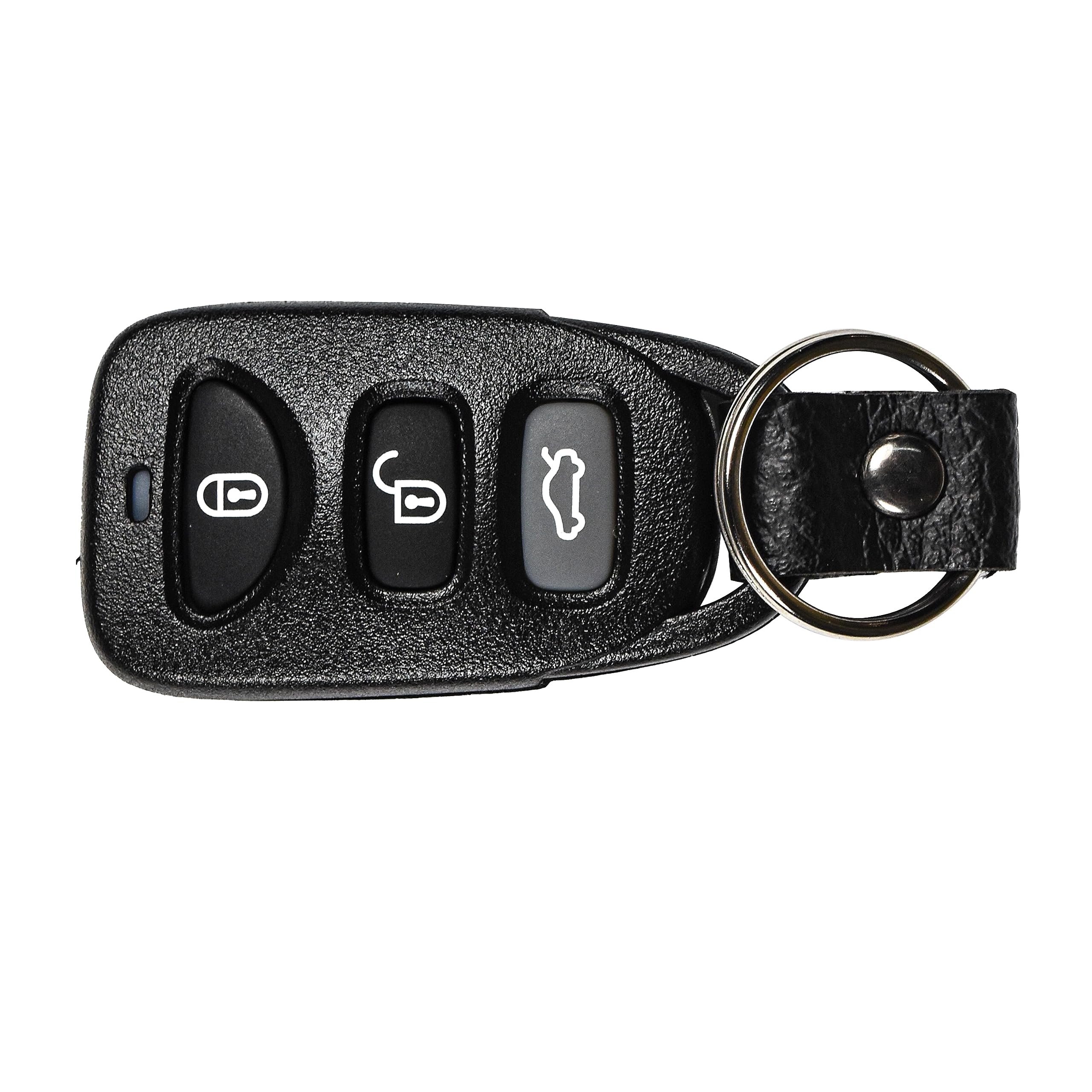Alt View 3. HQRP - 4-Button Remote Key Fob Shell Case Compatible with Kia Forte, Optima, Spectra, Replacement for OSLOKA-310T - Black.