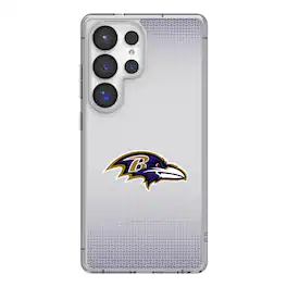 Keyscaper - NFL - Baltimore Ravens Linen Logo Galaxy Clear Case - S24 Ultra - Multicolor