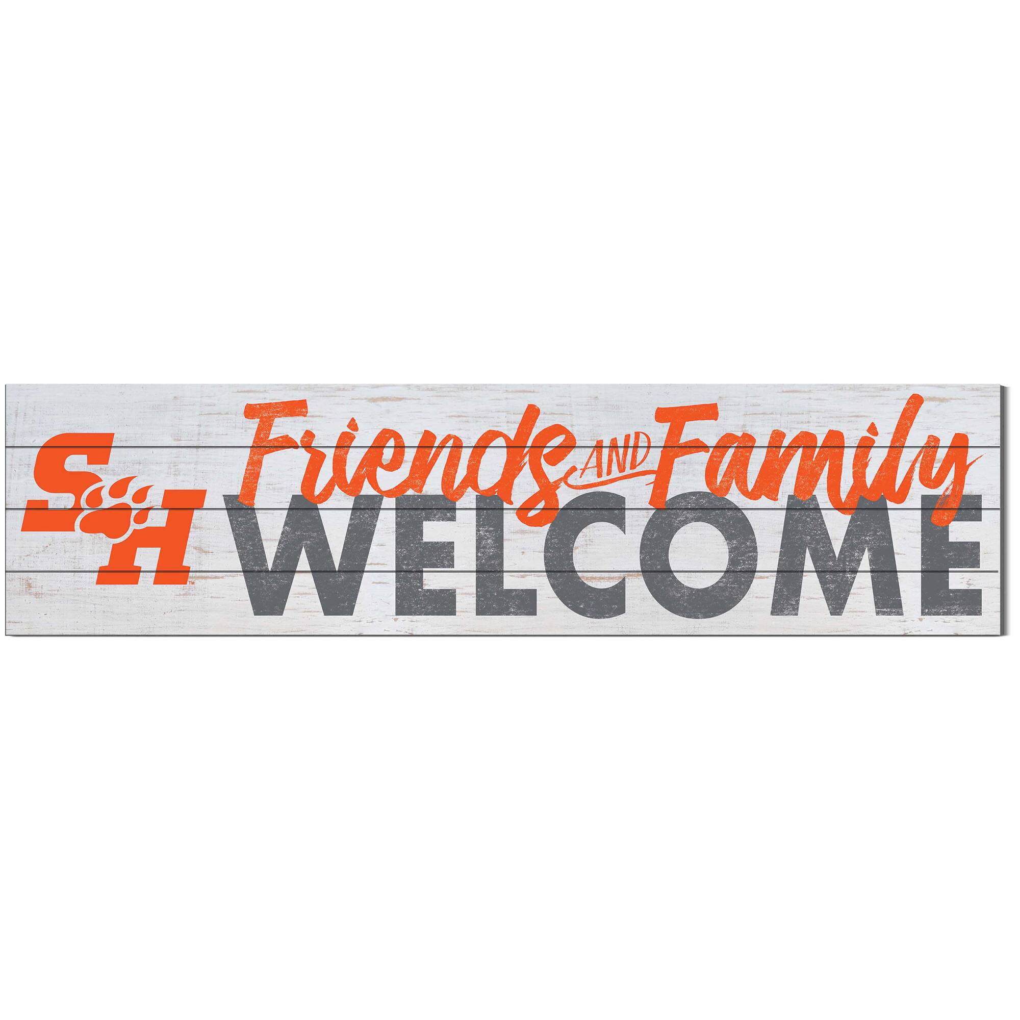 Sam Houston State Bearkats 10'' x 40'' Friends & Family Welcome Sign