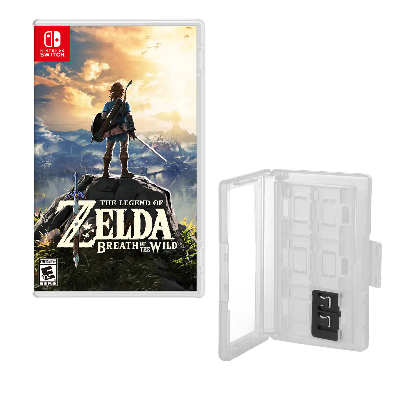 Zelda Game and Game Caddy - Nintendo Switch