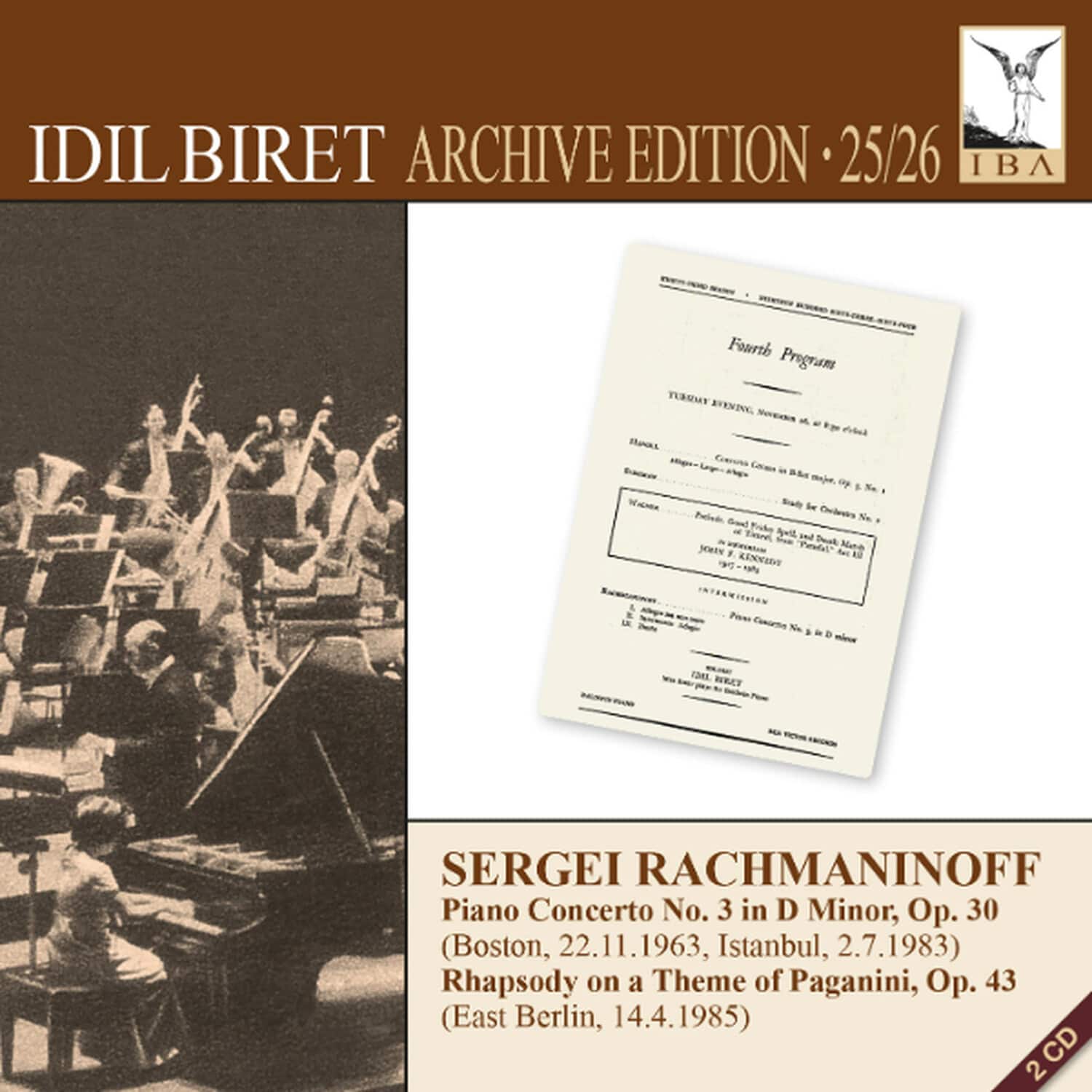 Idil Biret - Rachmaninoff: Piano Concerto No. 3 & Rhapsody on a Theme of Paganini   - COMPACT DISCS [CD]
