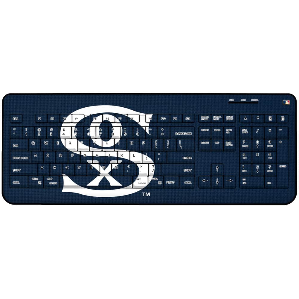 Photos - Keyboard SOX bax Keyscaper - Chicago White Sox 1919 Cooperstown Solid Design Wireless  - Multicolor 3540798 