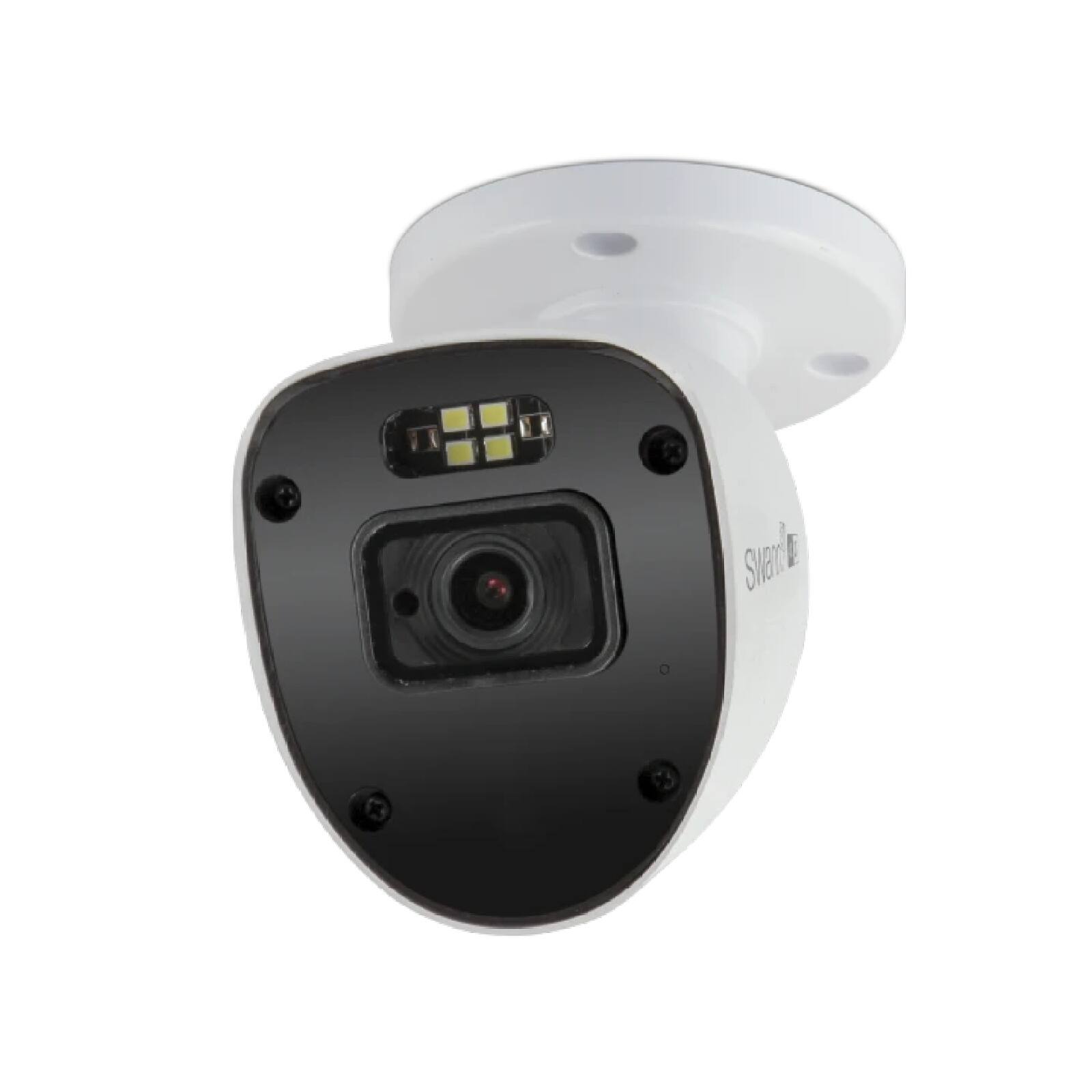 Front. Swann - AdvancedX 5MP Series / Spotlight Bullet Add On IP Camera 1 Pack - White.