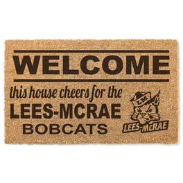 Jardine - Lees-McRae Bobcats 18" x 30" Welcome Doormat - Brown