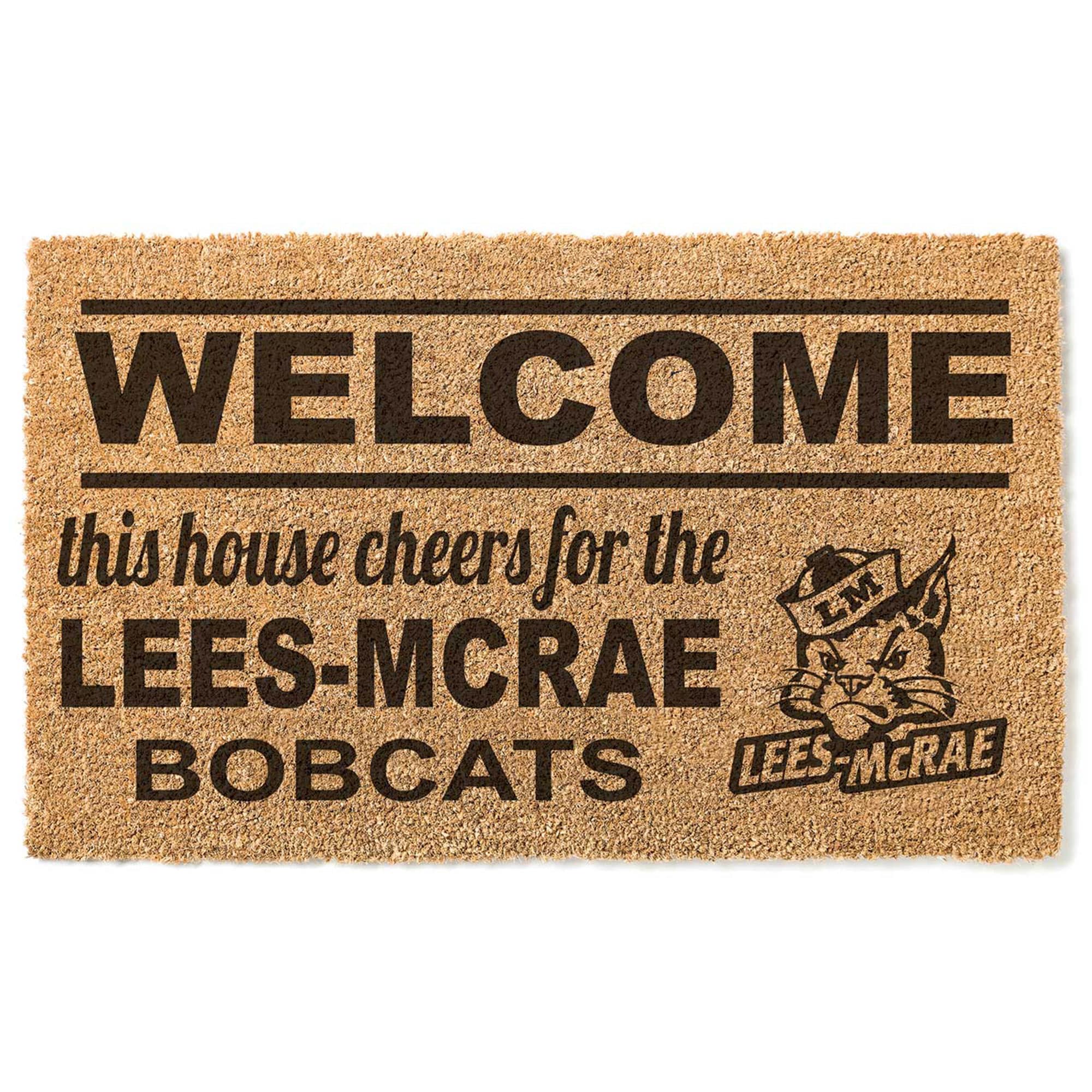 Lees-McRae Bobcats 18" x 30" Welcome Doormat