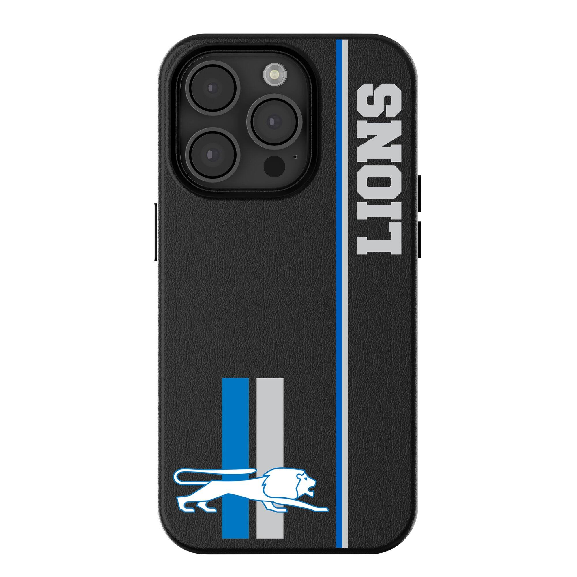Keyscaper - NFL - Detroit Lions Throwback Logo iPhone Magnetic Bump Case - 16 Pro - Black price history on PriceWatchPro
