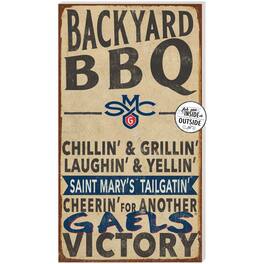 Jardine - Saint Mary's Gaels 11'' x 20'' Indoor/Outdoor BBQ Sign - Brown