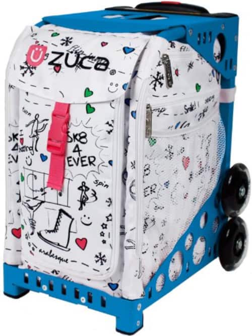 Zuca - SK8 Insert Bag & Sport Frame (Grey) w/ Flashing Wheels - Gray