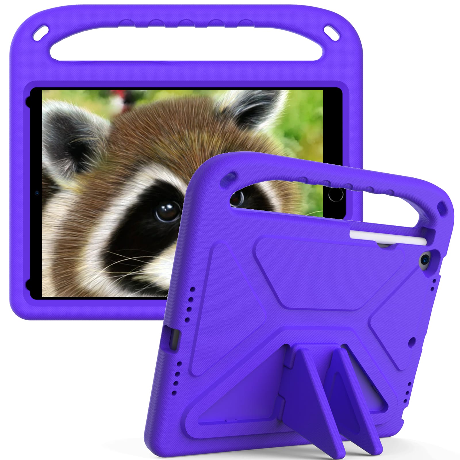 UUCOVER - Lightweight EVA Case for iPad 9th 8th 7th Gen 10.2-inch (2021/2020/2019) Shockproof Handle Kickstand Anti-Slip Cover - Purple price history on PriceWatchPro