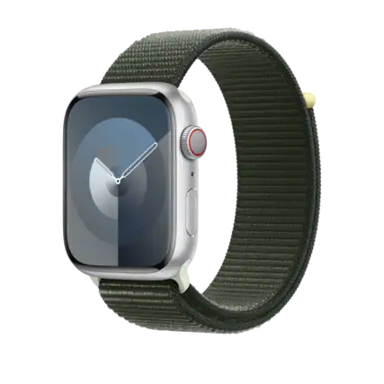 Alt View 11. Apple - 45mm Cypress Sport Loop - Cypress.