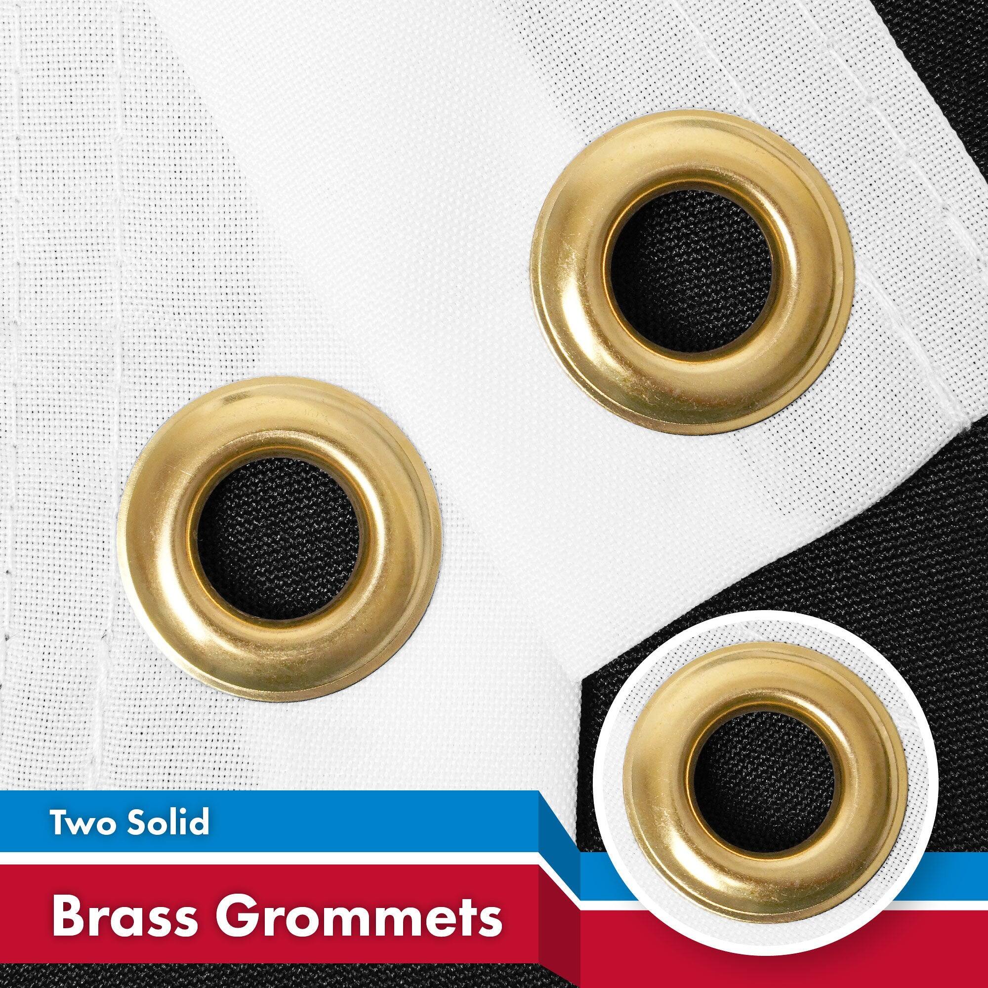 Two Solid Brass Grommets