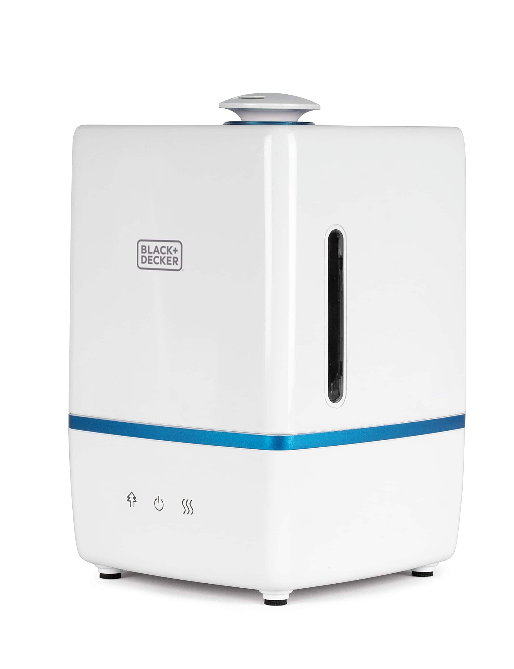 Black+Decker - 1.32 Gallon Ultrasonic Warm & Cool Mist Humidifier - White