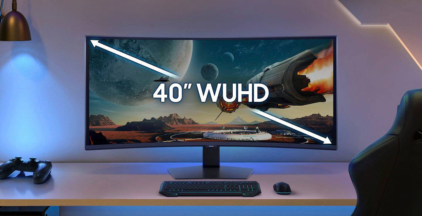 The text on the image is "40" WUHD."