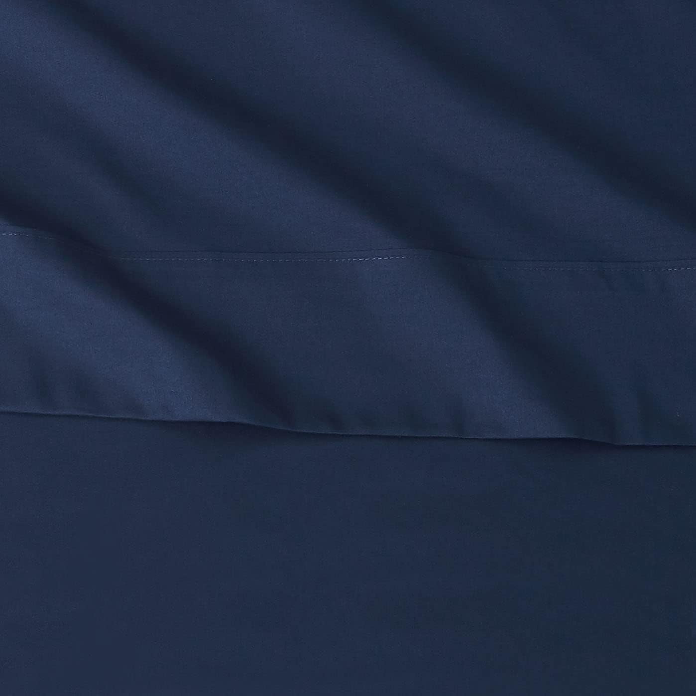 Alt View 1. Hivvago - Twin XL Navy Blue 4-Piece Soft Wrinkle Resistant Microfiber/Polyester Sheet Set - Navy Blue.
