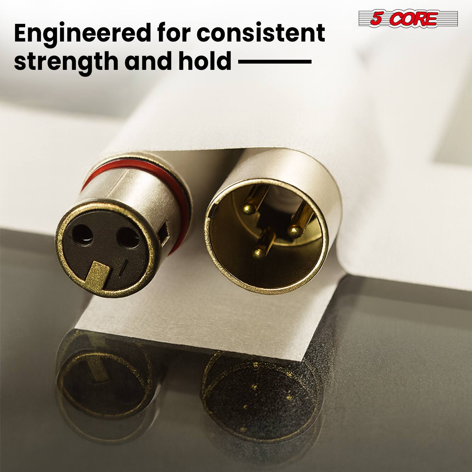Engineered for consistent strength and hold

5 CORE