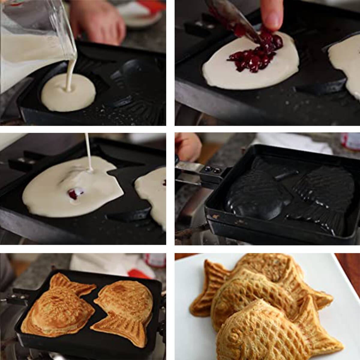 Alt View 6. CookKing - COOKKING - TAKOYAKI Nonstick Grill Pan, Made in Korea - Purple.