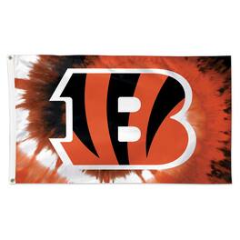 WinCraft - Cincinnati Bengals 3' x 5' Tye Dye Deluxe Single-Sided Flag - Multicolor