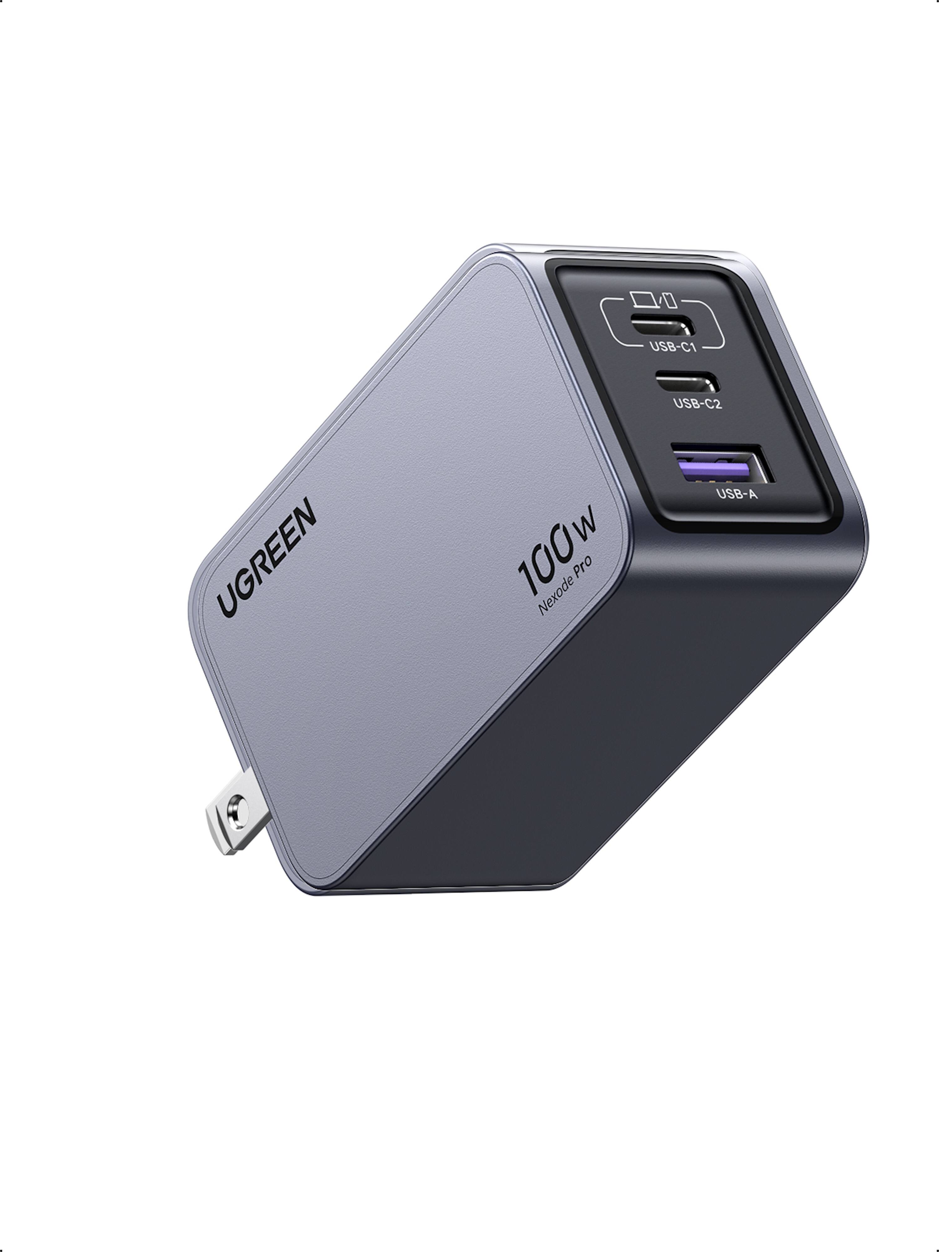 UGREEN 100W Nexode Pro USB-C1 USB-C2 USB-A