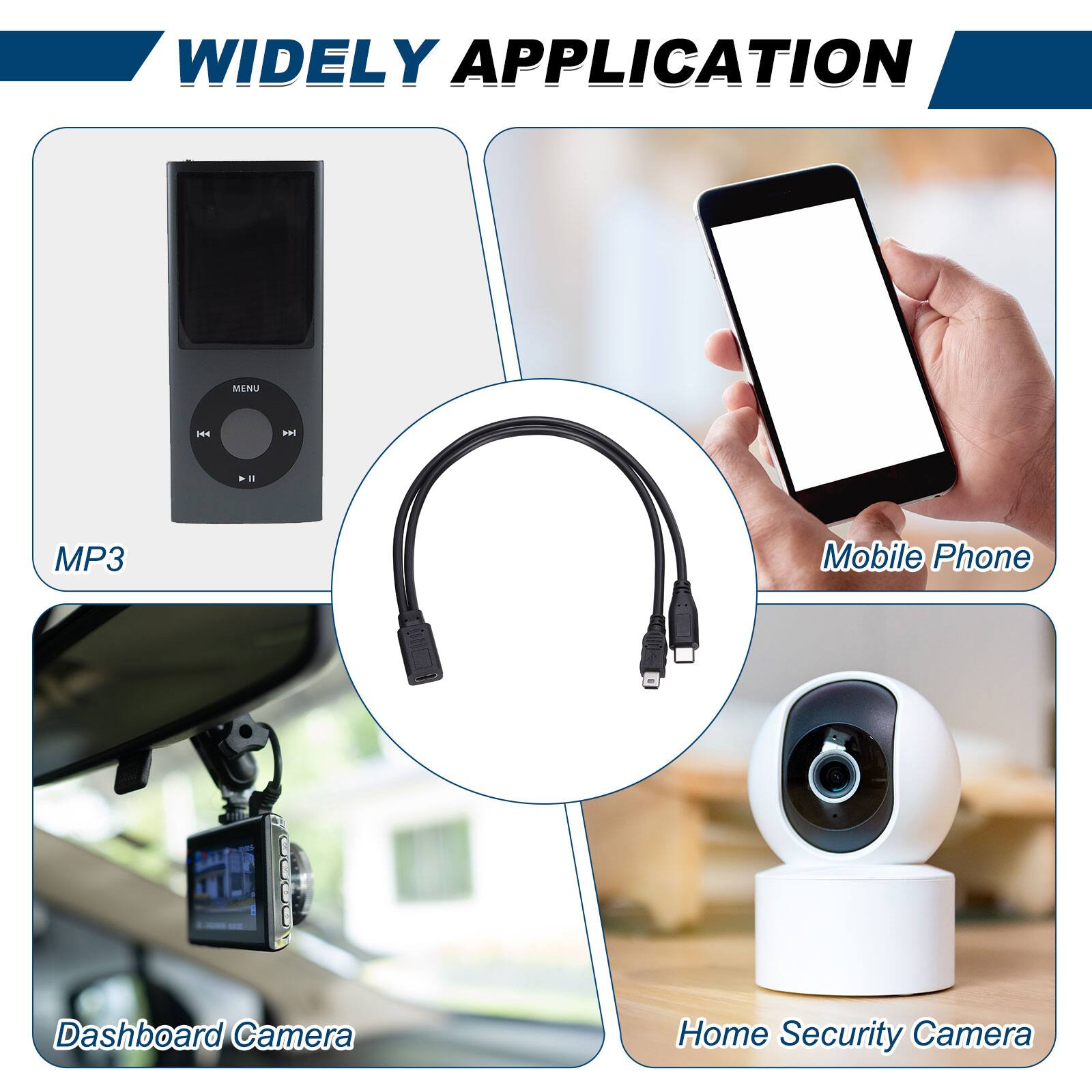 WIDELY APPLICATION

MP3
Mobile Phone
Dashboard Camera
Home Security Camera