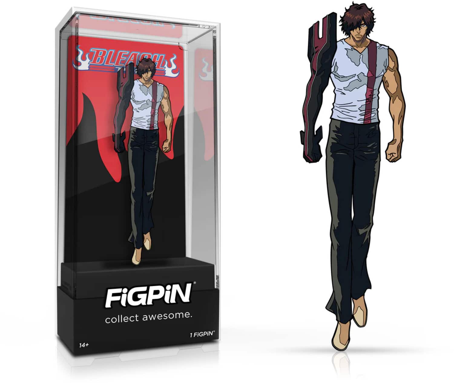 PopMarket - FiGPiN - Bleach - Yasutora Sado - 3 Inch Enamel Pin (1372) - COLLECTABLES - Multicolor