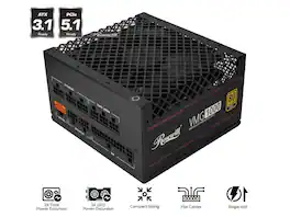Rosewill - VMG 1000W 80+ Gold, ATX 3.0/3.1, Full Modular, PCIe 5.1, Japanese Capacitors, 120mm FDB Fan - VMG1000