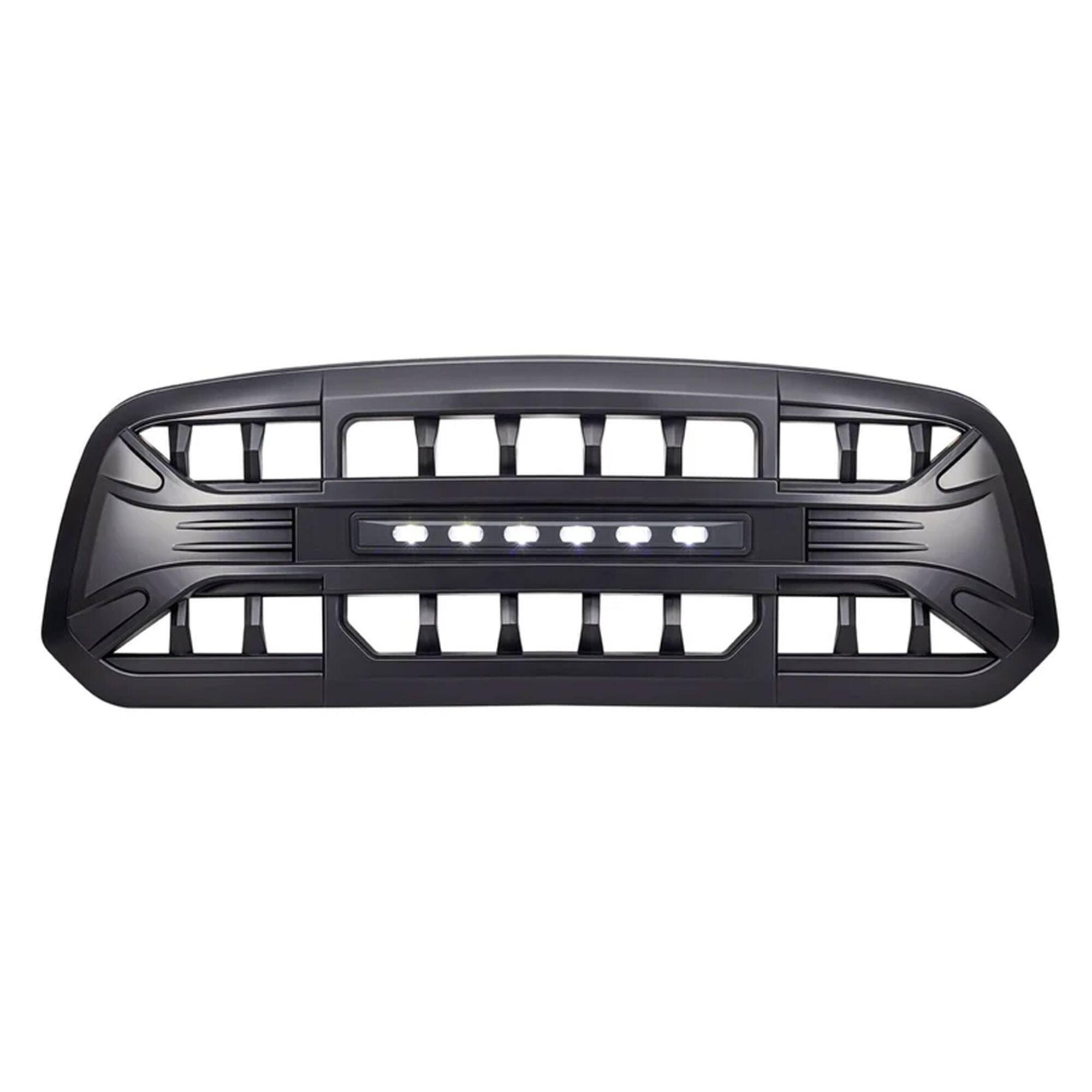 Alt View 7. AMERICAN MODIFIED - AMERICAN MODIFIED Armor Grille for 13-18 Dodge Ram 1500, 19-23 Ram 1500, Black - Matte Black.