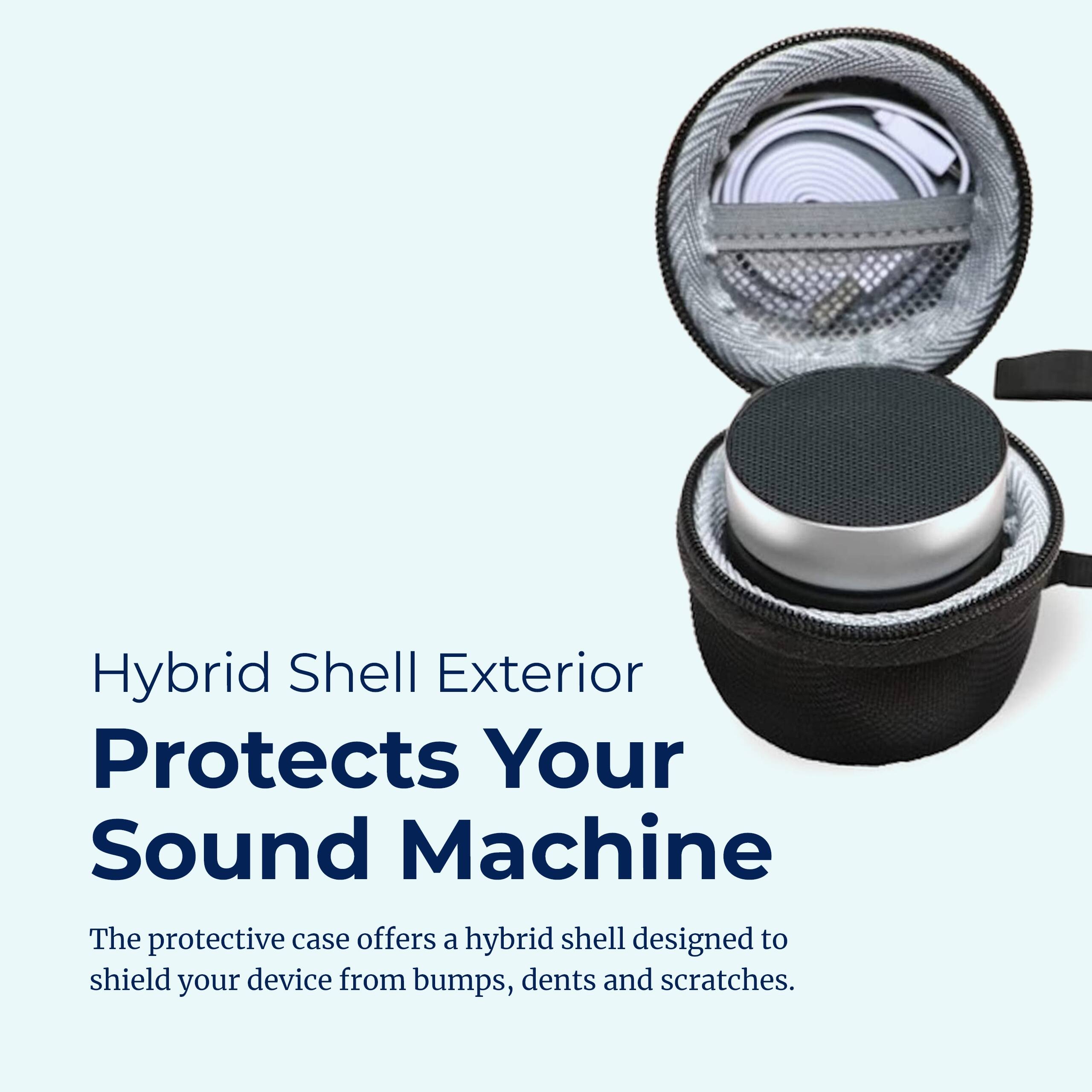 Hybrid Shell Exterior Protects Your Sound Machine

The protective case offers a hybrid shell designed to shield your device from bumps, dents and scratches.