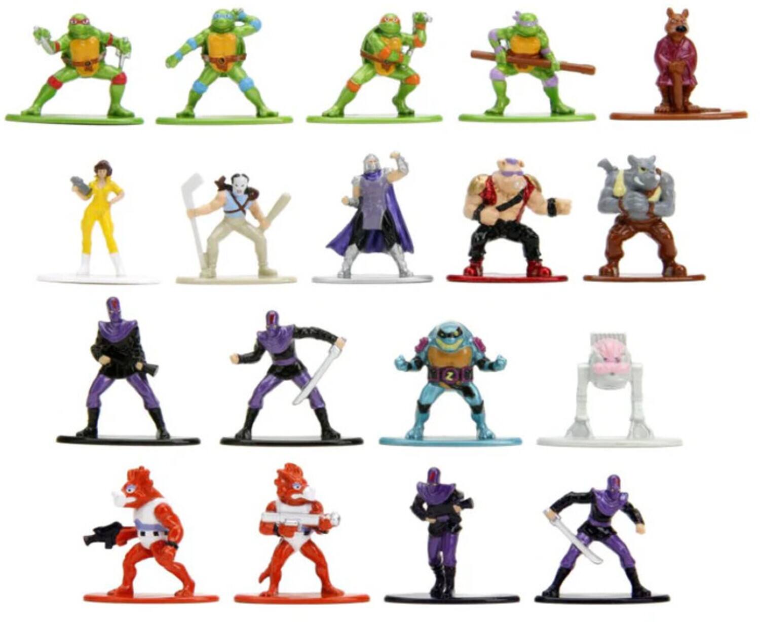 Alt View 1. Jada Toys - Jada Toys - Teenage Mutant Ninja Turtles - Nano MetalFigs - 1.65" Diecast Figure 18-Pack Wave 1 - Collectibles - Multicolor.