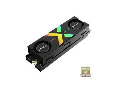 PNY CS3150 XLR8 Gaming RGB 1TB PCIe Gen5 NVMe SSD with RGB Fan Up PNY CS3150 XLR8 Gaming RGB 1TB PCIe Gen5 NVMe SSD with RGB Fan Up