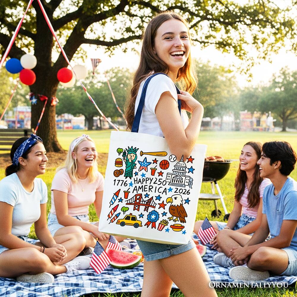 1776 HAPPY250 AMERICA 2026 ORNAMENTALLY YOU