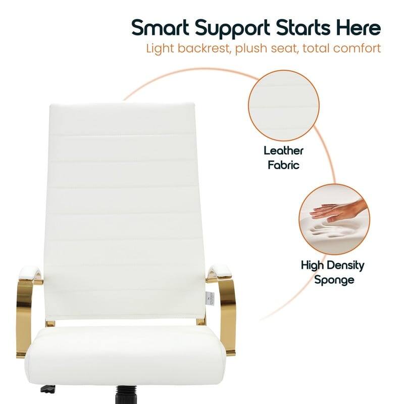 Smart Support Starts Here  
Light backrest, plush seat, total comfort  

- Leather Fabric  
- High Density Sponge