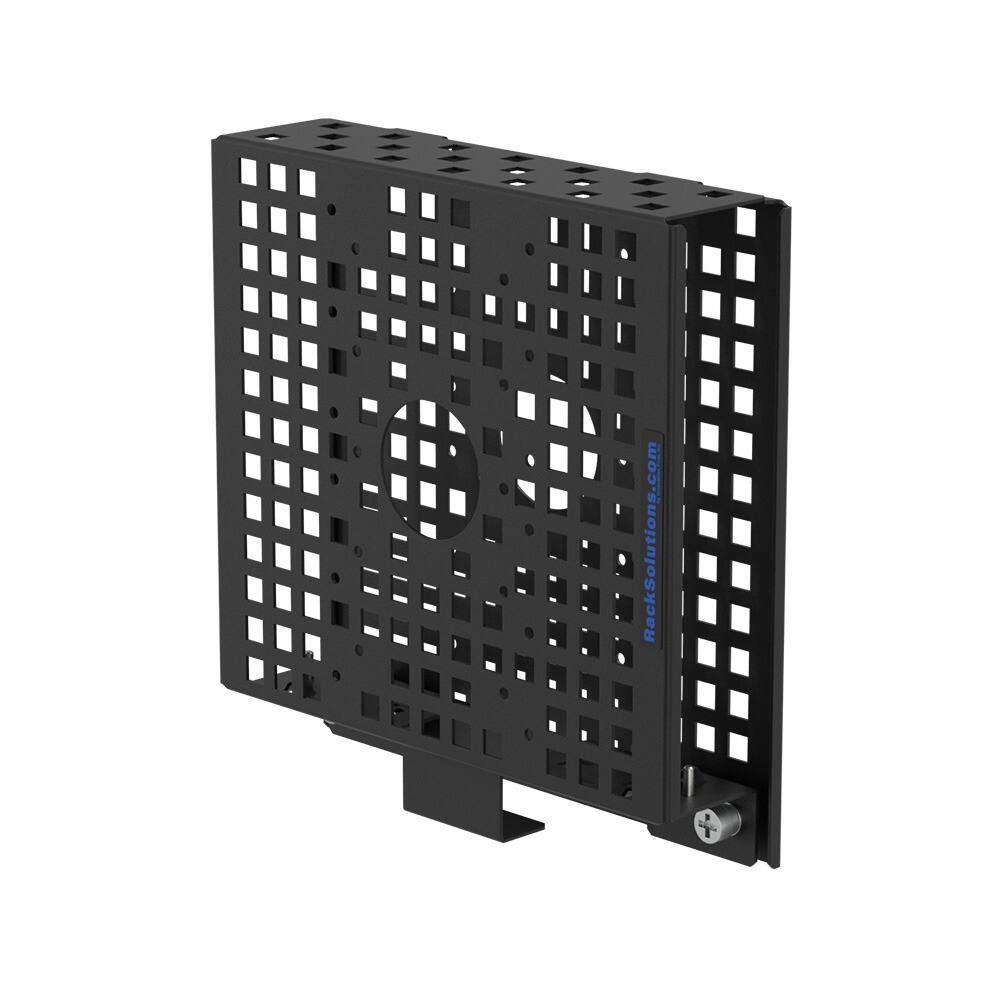 Alt View 1. RackSolutions - RackSolutions 100-C Fixed Wall Mount for Dell Wyse - Black.