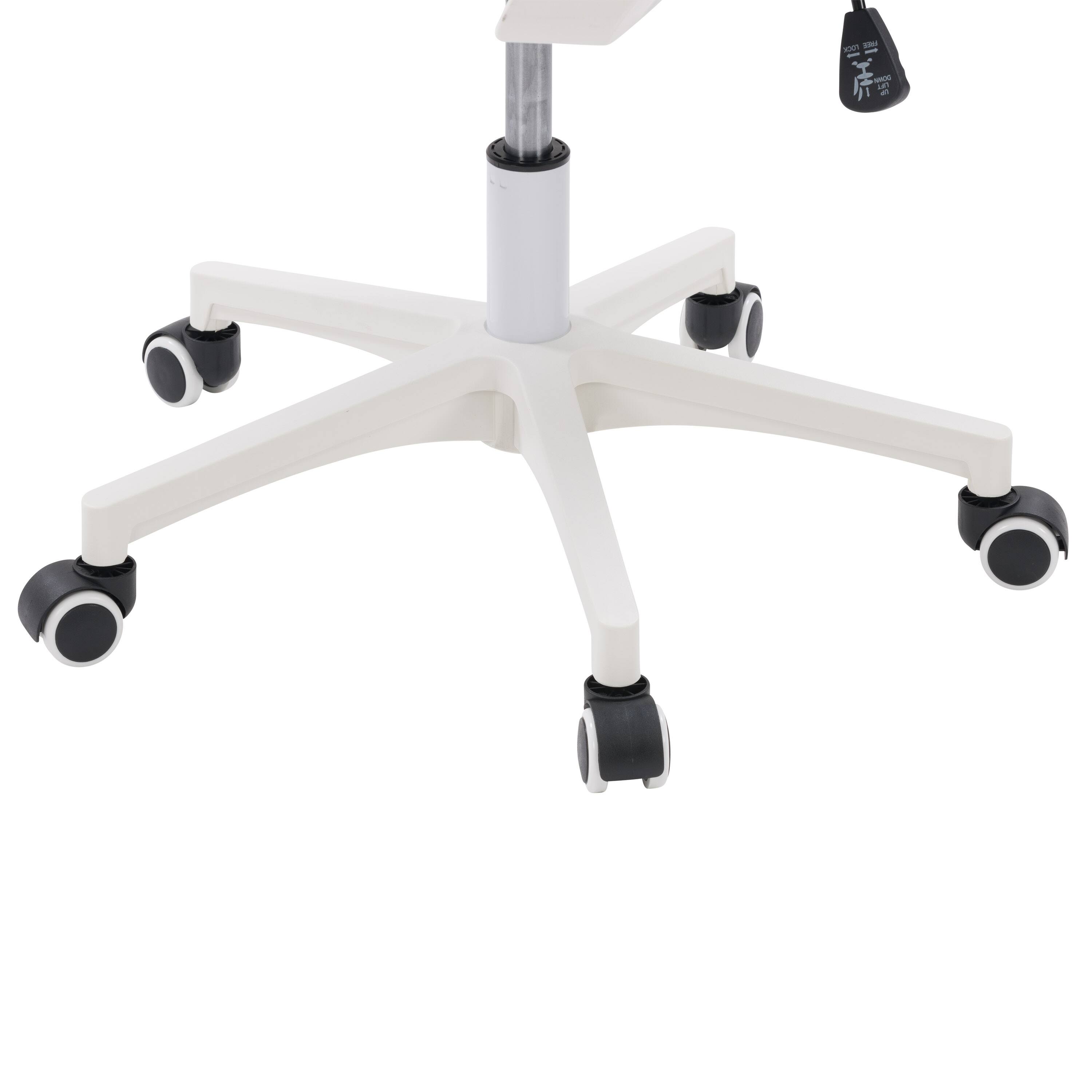 Alt View 18. CorLiving - Workspace Mesh Back Office Chair - White and Black.