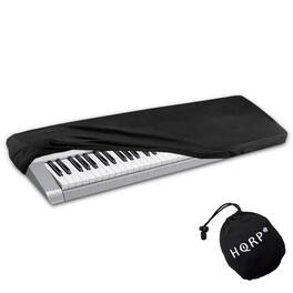 HQRP - Elastic Spandex Keyboard Dust Cover with Storage Bag for Casio 61-76 Key Digital Pianos - Black