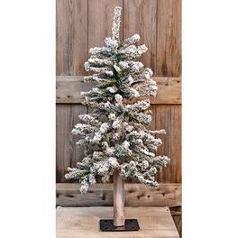 BreeBe - Heavy Flocked Alpine Tree 3ft - Multi