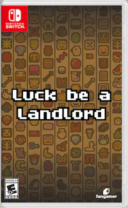 Nintendo Switch. Luck be a Landlord. Everyone 10+. ESRB. Fangamer. - E10+ (Everyone 10+)