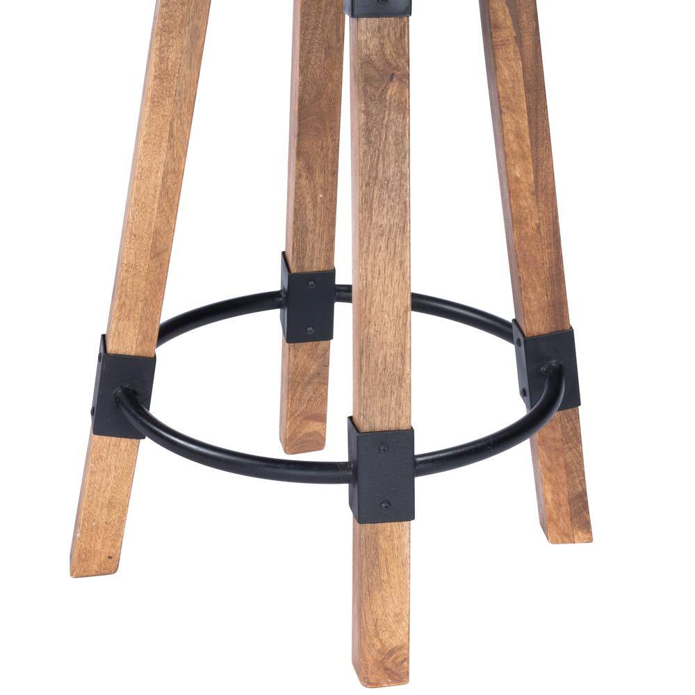 Left. Butler Specialty - Mountain Lodge Wood & Metal 26" Counter Stool - Natural Wood.