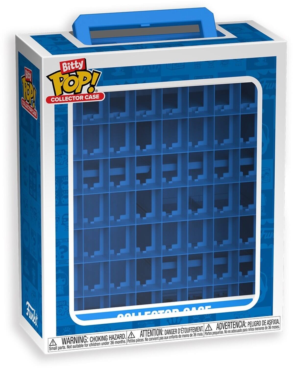 Bitty POP! Collector Case

WARNING: CHOKING HAZARD - Small parts. Not suitable for children under 36 months.

ADVERTENCIA: PELIGRO DE ASFIXIA - Piezas pequeñas. No es adecuado para niños menores de 36 meses.

ATTENTION: DANGER D'ÉTOUFFEMENT - Petites pièces. Ne convient pas aux enfants de moins de 36 mois.