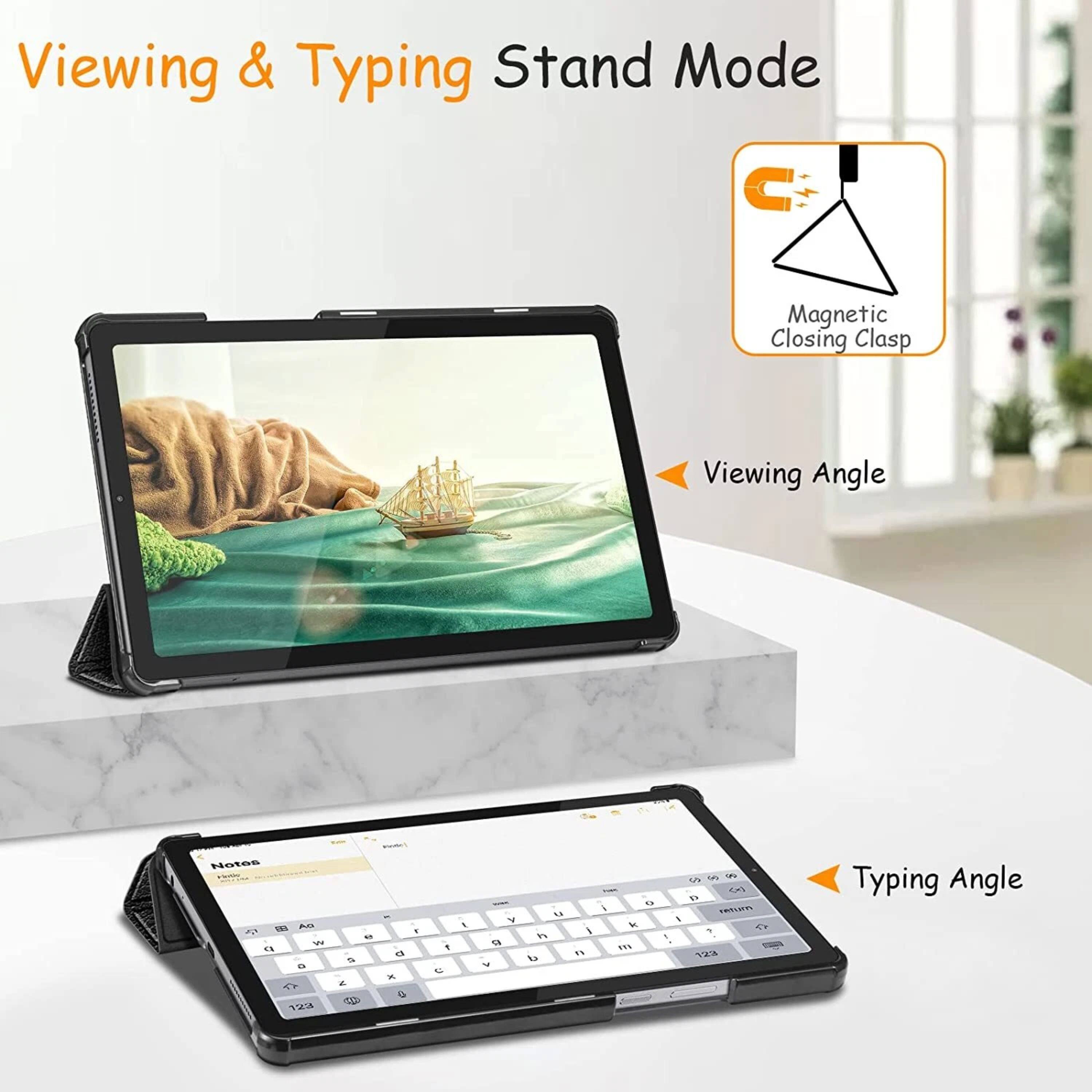 Viewing & Typing Stand Mode  
Magnetic Closing Clasp  
Viewing Angle  
Typing Angle