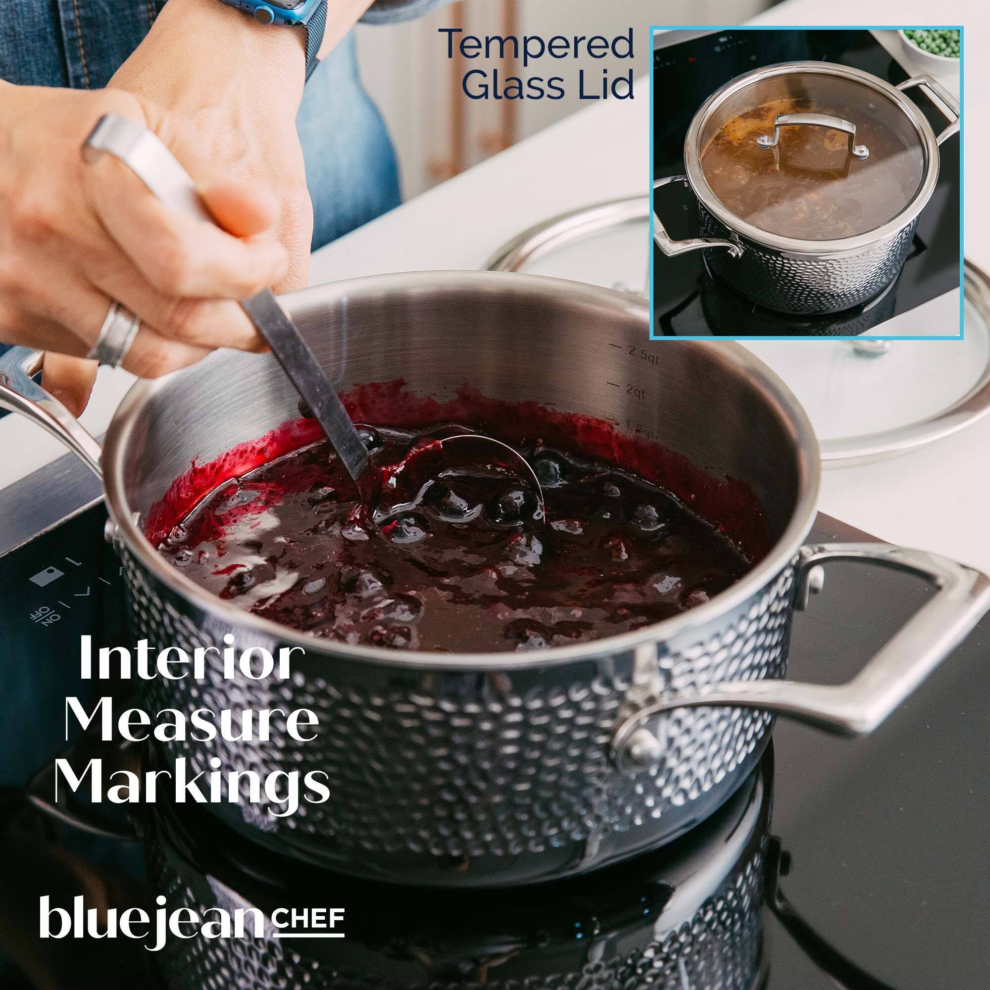 Tempered Glass Lid

Interior Measure Markings

bluejean CHEF