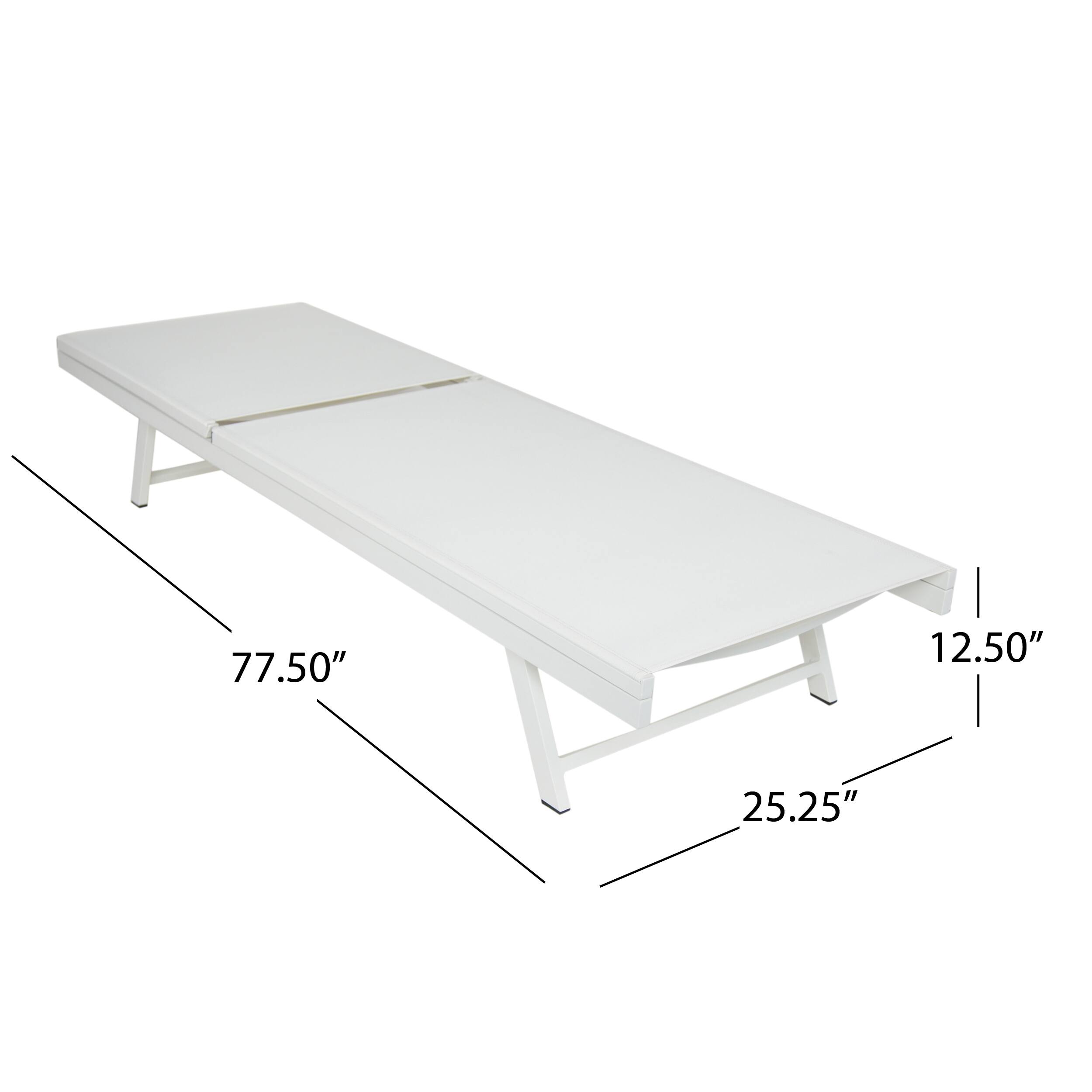 77.50" x 12.50" x 25.25"