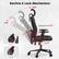 Recline & Lock Mechanism
105° 140°
Backrest Lift 1.57"
Lift Lock
Tilt Lock
3.74"