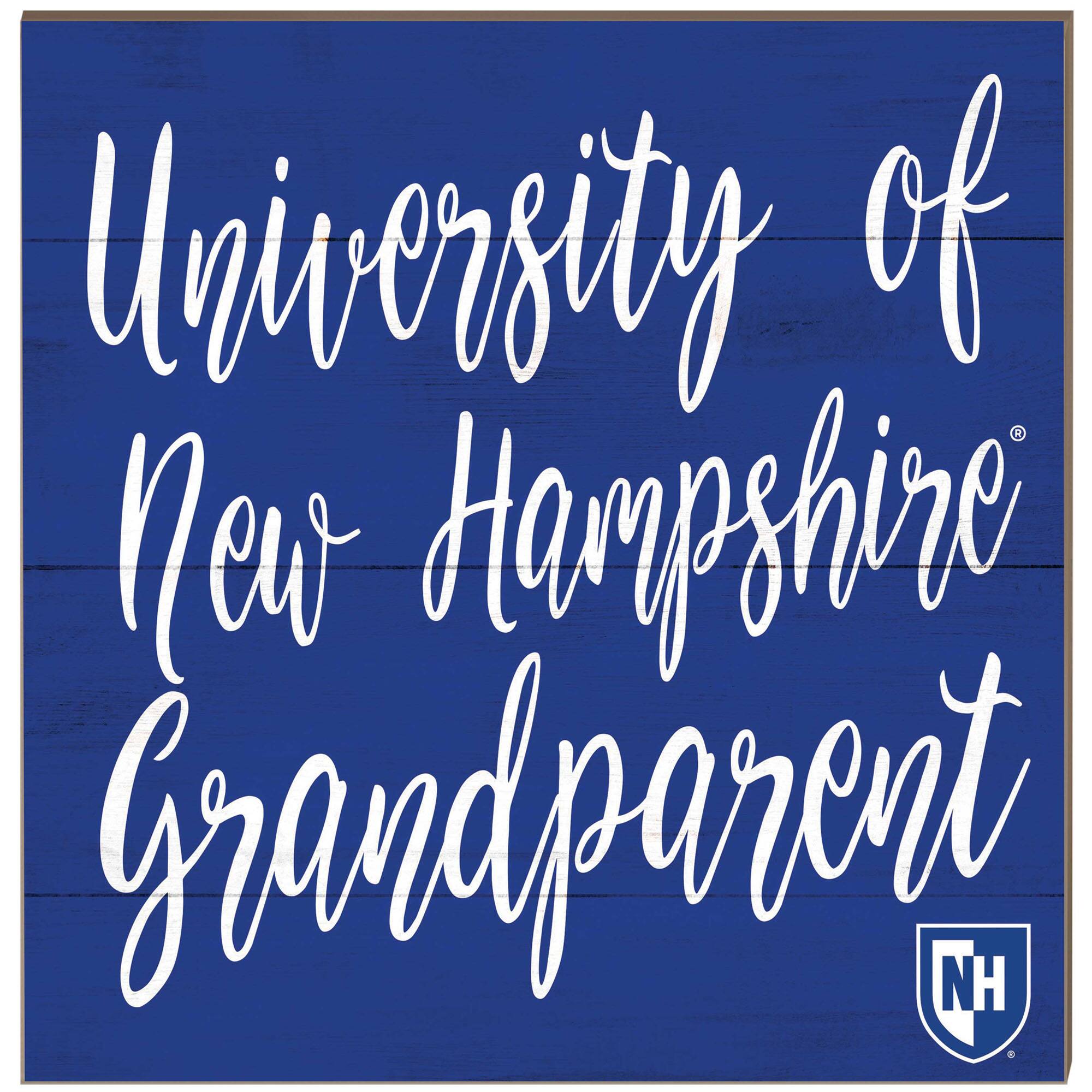 New Hampshire Wildcats 10'' x 10'' Grandparent Plaque