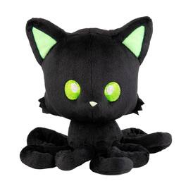 Tentacle Kitty - Moonlight Glow-In-The-Dark 6 Inch Plush - Black